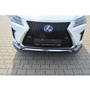 Front Ansatz V.1 passend für Lexus RX Mk4 F-Sport schwarz Hochglanz