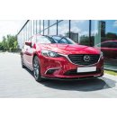 Front Ansatz V.1 passend für Mazda 6 GJ (Mk3) Facelift schwarz Hochglanz