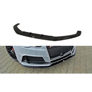 Front Ansatz V.2 passend für Audi RS3 8V Sportback schwarz Hochglanz