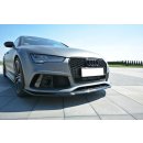 Front Ansatz V.2 passend für Audi RS7 C7 FL schwarz matt