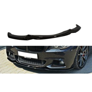 Front Ansatz V.2 passend für BMW 5er F10/F11 M Paket schwarz Hochglanz