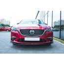 Front Ansatz V.2 passend für Mazda 6 GJ (Mk3) Facelift schwarz matt