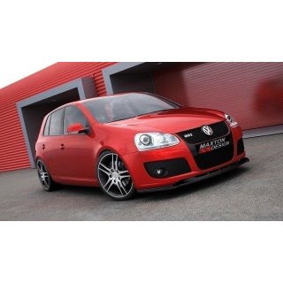 Front Ansatz passend für VW GOLF 5 GTI Carbon Look