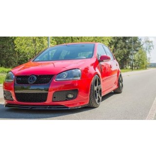 Front Ansatz passend für VW GOLF 5 GTI (FÜR GTI 30TH Frontansatz) schwarz matt