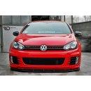 Front Ansatz passend für VER.2 VW GOLF 6 (FÜR GOLF GTI 35TH) Carbon Look