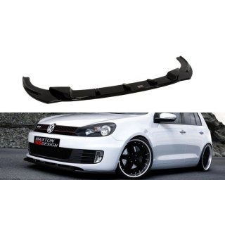 Front Ansatz passend für VW GOLF 6 GTI Carbon Look