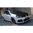 Front Ansatz passend für VW GOLF 6 R schwarz Hochglanz