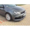 Front Ansatz passend für VW GOLF 6 schwarz Hochglanz