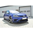 Front Ansatz V.1 passend für VW GOLF 7 R Facelift schwarz Hochglanz