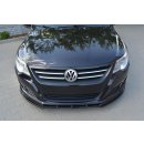 Front Ansatz passend für VW PASSAT CC vor Facelift, STANDARD STOßSTANGE Carbon Look