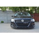 Front Ansatz passend für VW PASSAT CC vor Facelift, STANDARD STOßSTANGE Carbon Look