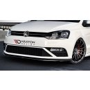 Front Ansatz V.1 passend für VW POLO MK5 GTI FACELIFT schwarz matt