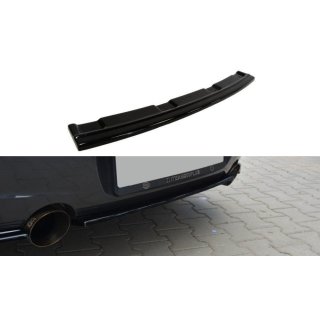 Mittlerer Diffusor Heck Ansatz passend für BMW 1er F20/F21 M-Power  schwarz matt