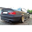 Mittlerer Diffusor Heck Ansatz passend für BMW 3er E46 M Paket COUPE DTM LOOK Carbon Look