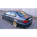 Mittlerer Diffusor Heck Ansatz passend für BMW 3er E46 M Paket COUPE DTM LOOK schwarz Hochglanz