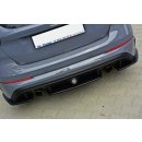 Mittlerer Diffusor Heck Ansatz passend für FORD FOCUS 3 RS Carbon Look