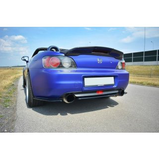 Mittlerer Diffusor Heck Ansatz passend für HONDA S2000 Carbon Look