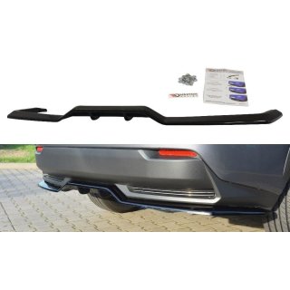 Mittlerer Diffusor Heck Ansatz passend für Lexus NX Mk1 H DTM LOOK schwarz Hochglanz