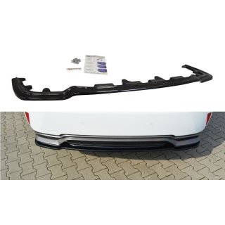 Mittlerer Diffusor Heck Ansatz passend für Lexus RX Mk4 H  Carbon Look