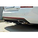 Splitter hinten Srodkowy Skoda Octavia III RS vor Facelift schwarz matt