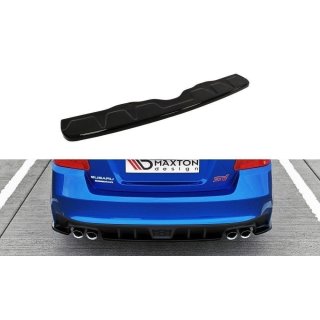 Mittlerer Diffusor Heck Ansatz passend für SUBARU WRX STI Carbon Look