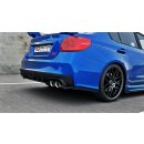 Mittlerer Diffusor Heck Ansatz passend für SUBARU WRX STI schwarz Hochglanz