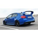 Mittlerer Diffusor Heck Ansatz passend für SUBARU WRX STI schwarz Hochglanz