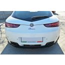 Heck Ansatz Flaps Diffusor passend für Alfa Romeo Brera schwarz Hochglanz