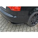 Heck Ansatz Flaps Diffusor passend für AUDI A4 B7 schwarz Hochglanz