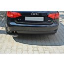 Heck Ansatz Flaps Diffusor passend für Audi A4 B8...