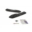 Heck Ansatz Flaps Diffusor passend für AUDI A5 S-LINE Facelift schwarz Hochglanz