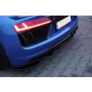 Heck Ansatz Flaps Diffusor passend für Audi R8 Mk.2 Carbon Look