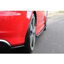 Heck Ansatz Flaps Diffusor passend für Audi RS3 8P Carbon Look