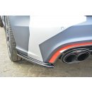 Heck Ansatz Flaps Diffusor passend für AUDI RS6 C7 Carbon Look