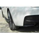 Heck Ansatz Flaps Diffusor passend für BMW 1er F20/F21 M-Power (vor Facelift) Carbon Look