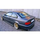 Heck Ansatz Flaps Diffusor passend für BMW 3er E46 M Paket COUPE schwarz matt