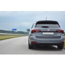 Heck Ansatz Flaps Diffusor passend für Fiat Tipo S-Design schwarz Hochglanz