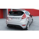 Heck Ansatz Flaps Diffusor passend für FORD FIESTA MK7 ST / STLINE / ZETEC S schwarz Hochglanz