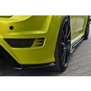 Heck Ansatz Flaps Diffusor passend für Ford Focus RS Mk2 schwarz Hochglanz