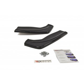 Heck Ansatz Flaps Diffusor V.1 passend für FORD FOCUS II ST Facelift Carbon Look