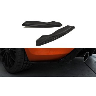 Heck Ansatz Flaps Diffusor V.2 passend für Ford Focus ST Mk2 FL schwarz Hochglanz