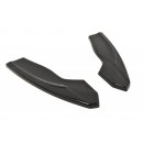 Heck Ansatz Flaps Diffusor V.2 passend für Ford Focus ST Mk2 FL schwarz Hochglanz