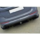 Heck Ansatz Flaps Diffusor passend für FORD FOCUS 3 RS schwarz matt