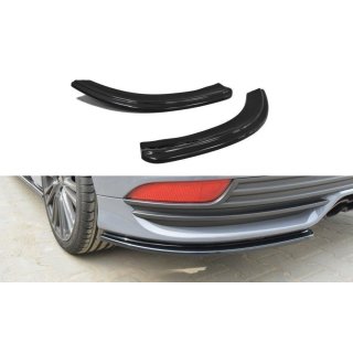 Heck Ansatz Flaps Diffusor passend für FORD FOCUS 3 ST Facelift Carbon Look