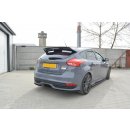 Heck Ansatz Flaps Diffusor passend für FORD FOCUS 3 ST Facelift Carbon Look