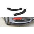 Heck Ansatz Flaps Diffusor passend für Ford Focus ST Mk3 FL schwarz Hochglanz