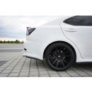 Heck Ansatz Flaps Diffusor passend für Lexus IS Mk2 Carbon Look