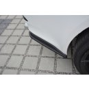 Heck Ansatz Flaps Diffusor passend für Lexus IS Mk2 schwarz Hochglanz