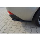 Heck Ansatz Flaps Diffusor passend für Lexus IS Mk3 Facelift T schwarz Hochglanz