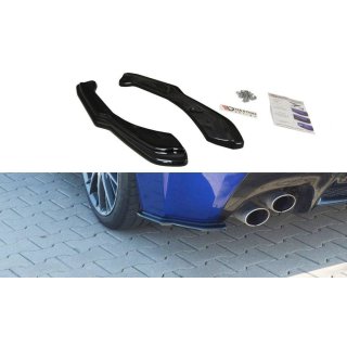 Heck Ansatz Flaps Diffusor passend für Lexus RC F Carbon Look